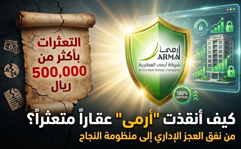 تحصيل إيجارات متأخرة في إحدى عقارات جدة | أرمى ARMA العقارية
